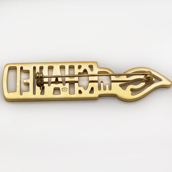 Chanel Strass Flame Lighter Candle Brooch Pin - Picture 4 of 5